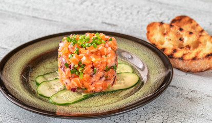 Salmon tartare