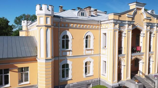 The Estate of the Chapskies in the Village Priluki. Historic buildings in Priluki town. The Chapskies is a famous palatine family that constructed several wonderful residences.
