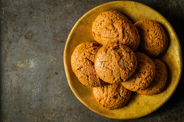 Salted peanut butter cookies