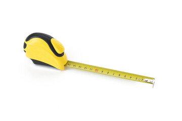 Automatic Tape Measure Isolated On White Background