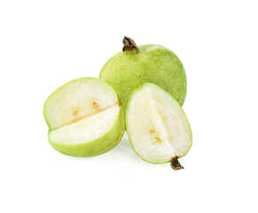 guava fruit isolated on white background
