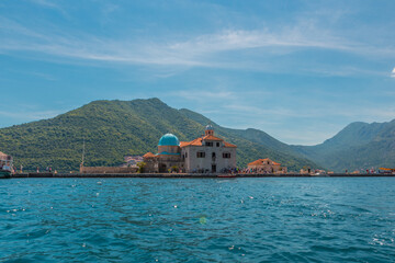 Perast, a small town at the bayside in Kotor, Montenegro.