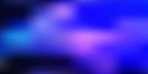 Dark pink, blue vector blurred backdrop.