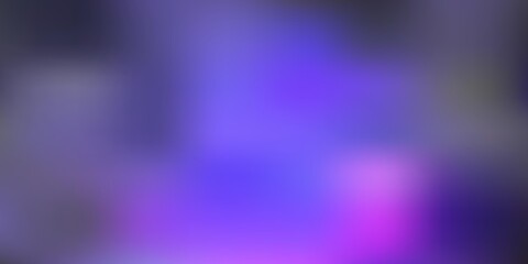Dark purple, pink vector blurred pattern.