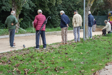 Large audience at the bowl match