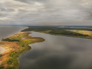 view of the river