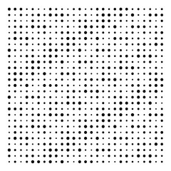 Halftone dots, dotted pattern. Pointillist, pointillism vector illustration. Speckles textire