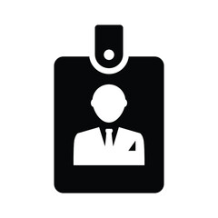 Id Badge icon Vector illustration