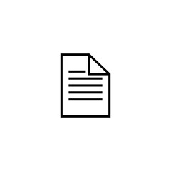 document icon vector symbol