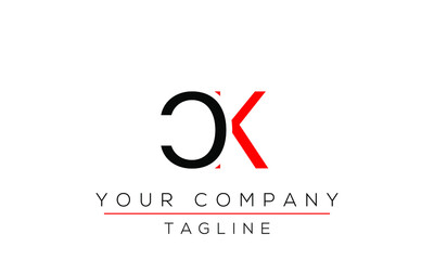 Letter CK Logo Design, Creative Modern Icon KC C K