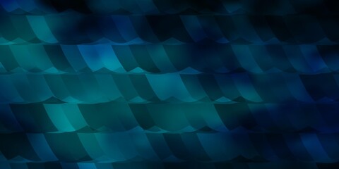 Dark BLUE vector texture with colorful hexagons.