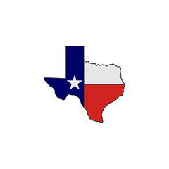 maps of Texas country icon vector illustration