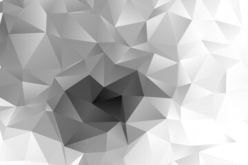 Low poly triangular, triangles vector background. Shatter, crumple effect. Chaotic glass pane