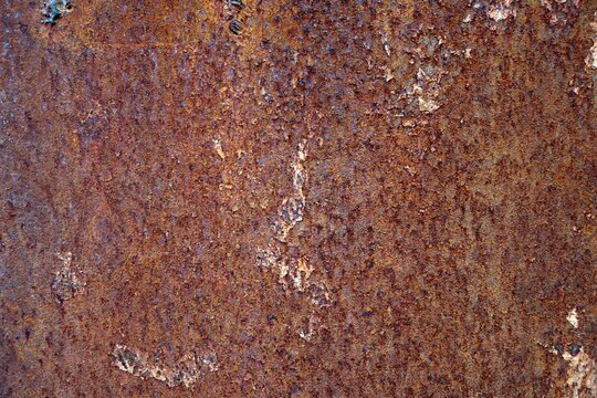 テクスチャー　錆びた金属面　rusty metal background