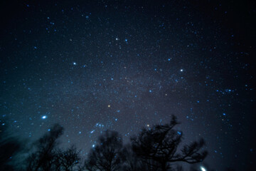 Fototapeta na wymiar starry night sky