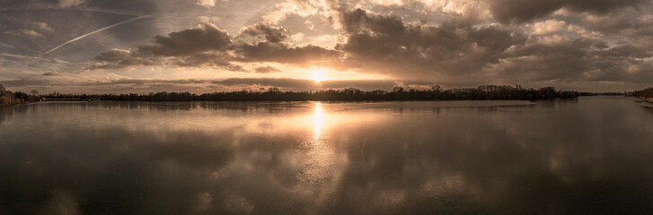 Hannover-Maschsee-Skyline - Panorama - Drohnenaufnahme