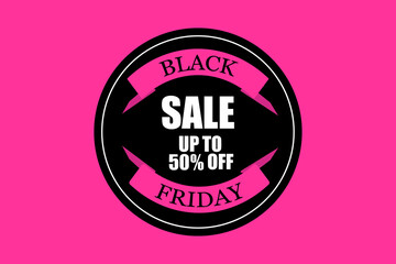 Black friday sale tag banner