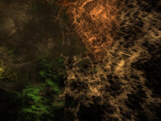 Imaginatory fractal background Image