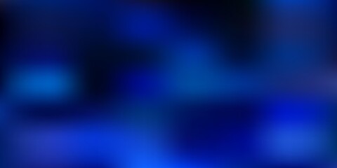 Dark blue vector gradient blur drawing.