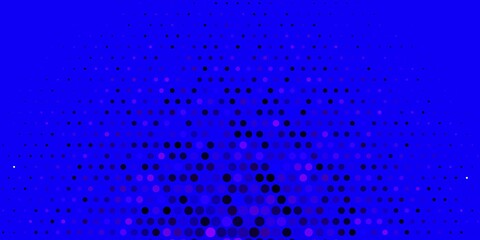 Light Purple vector background with bubbles. Colorful illustration with gradient dots in nature style. Pattern for business ads.