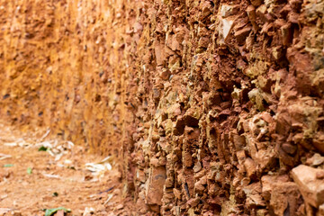 Dredged hard ground