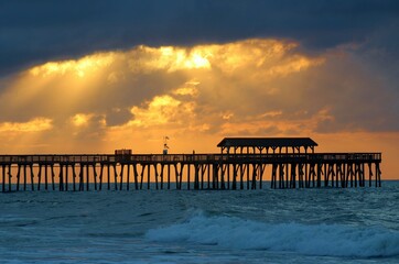 Fototapeta premium pier at twighlight