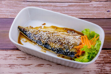 Grilled Saba with Soy Sauce