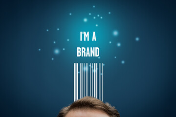 I am a brand - marketing with personal branding concept