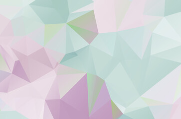 Fototapeta premium Blue vivid polygonal mosaic background, creative design templates Illustration