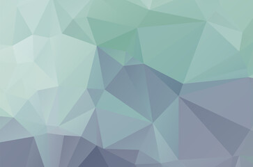 Fototapeta premium Blue vivid polygonal mosaic background, creative design templates Illustration