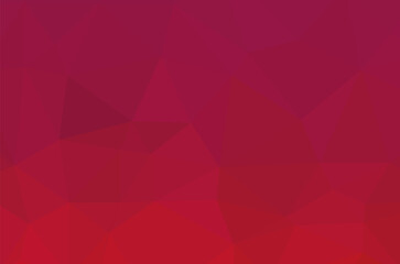 Obraz premium Abstract Red Geometric Background. Raster Illustration