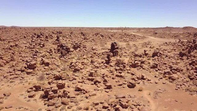 Luftaufnahme Giant's Playgrouond Namibia