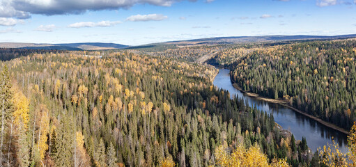 landscape in the mountains