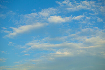 Fototapeta premium blue sky with cloud closeup