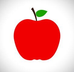 apple with leaf