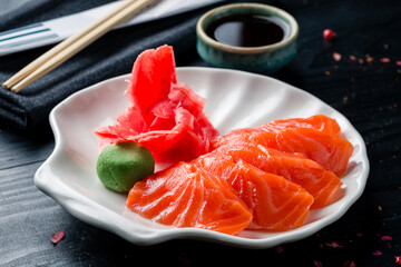 red fish sashimi