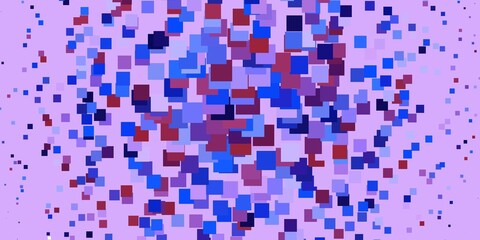 Light Blue, Red vector template in rectangles. New abstract illustration with rectangular shapes. Pattern for commercials, ads.