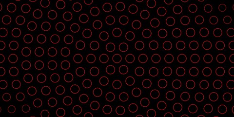 Dark Red vector background with circles. Modern abstract illustration with colorful circle shapes. Pattern for websites, landing pages.