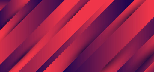 Obraz premium Stripes diagonal pattern blue and pink vibrant gradient color background texture minimal style