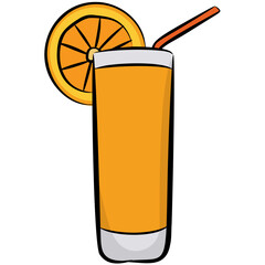 
Fruit drink icon design 
