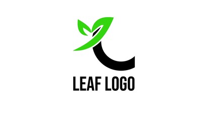 logo leaf vector icon