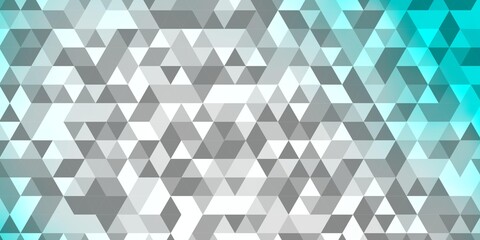 Light Blue, Green vector background with polygonal style.