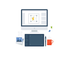 
Design studio, graphic and digital work  illustration 
