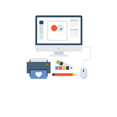 
Vector illustration design in a vector 
