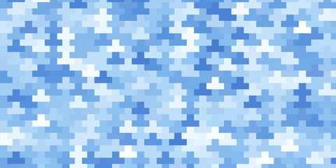 Light BLUE vector texture in rectangular style.