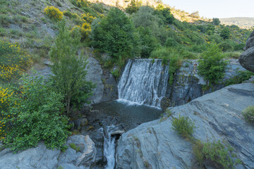 Water flowing down a river in southern Spain