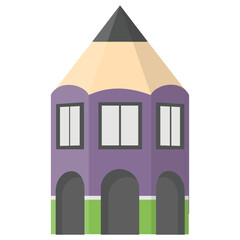 Obraz premium Isolated vector icon of house sketch 