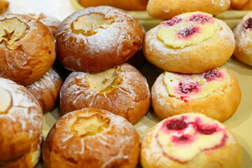 Strawberry baked goods