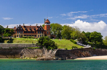 bahía de la concha en San Sebastián