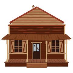 
Isolated vector icon of a haunted house
